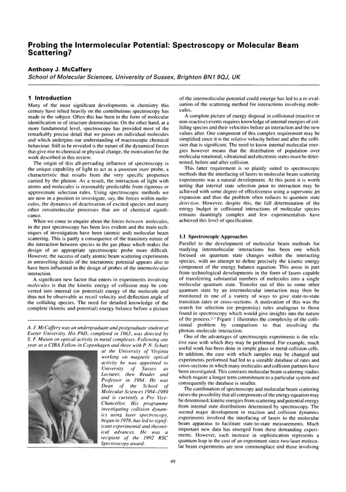 Probing the intermolecular potential: spectroscopy or molecular beam scattering?