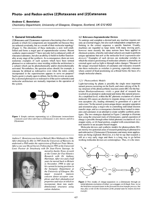 Photo- and redox-active [2]rotaxanes and [2]catenanes