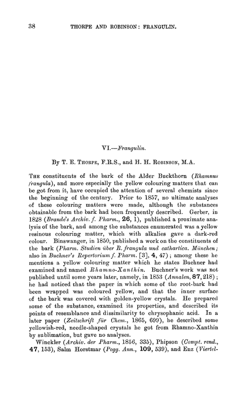 VI.—Frangulin