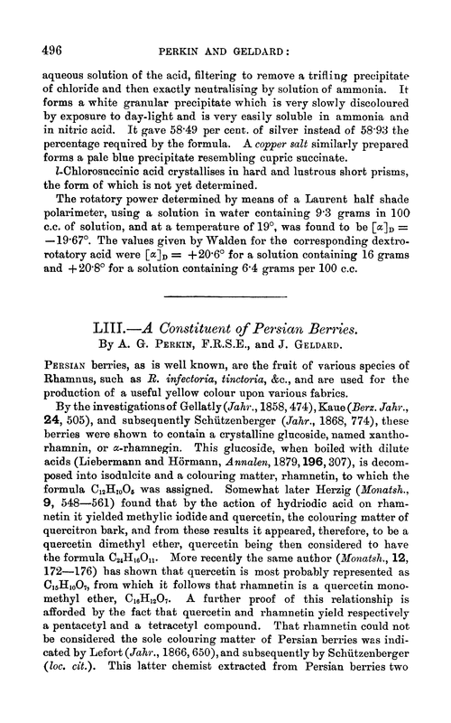 LIII.—A constituent of Persian berries