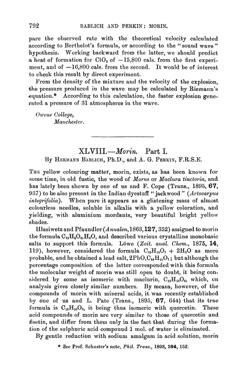 XLVIII.—Morin. Part I