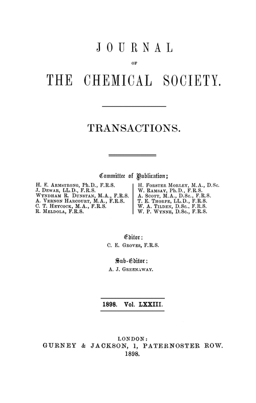 Contents pages