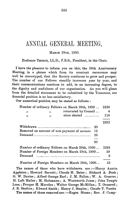 Annual General Meeting