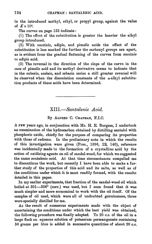 XIII.—Santalenic acid