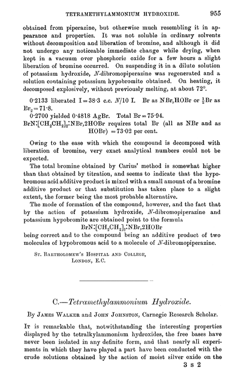 C.—Tetramethylammonium hydroxide