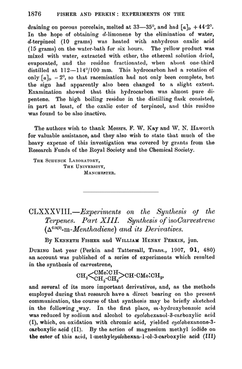 CLXXXVIII.—Experiments on the synthesis of the terpenes. Part XIII. Synthesis of isocarvestrene (Δ6:8(9)-m-menthadiene) and its derivatives