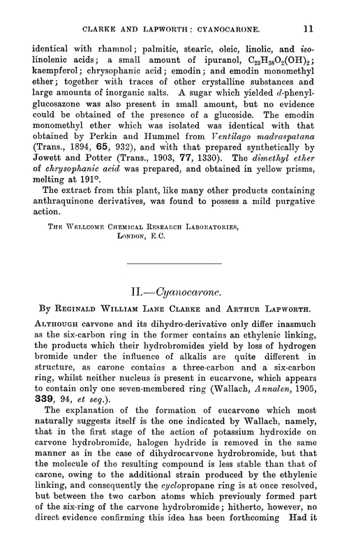 II.—Cyanocarone
