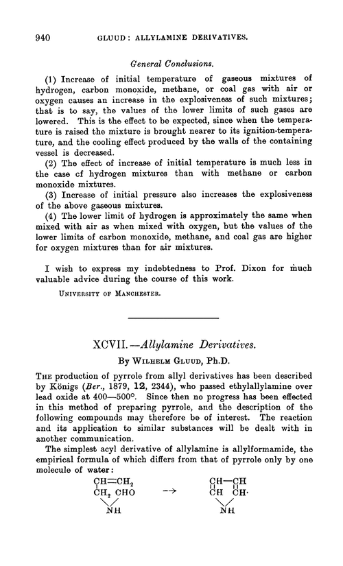 XCVII.—Allylamine derivatives