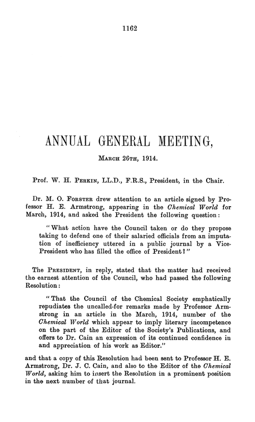 Annual General Meeting