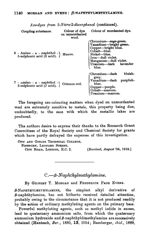 C.—β-Naphthylmethylamine