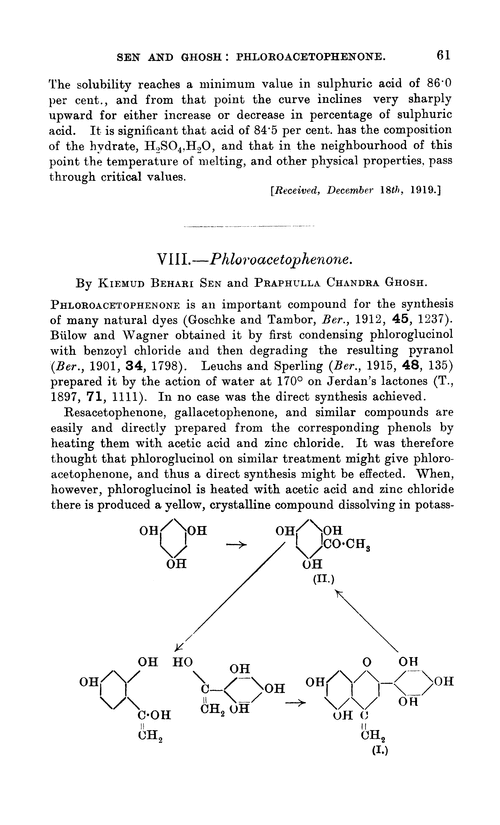 VIII.—Phloroacetophenone