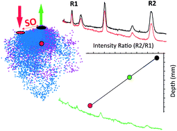 Graphical abstract: Non-invasive depth determination of inclusion in biological tissues using spatially offset Raman spectroscopy with external calibration