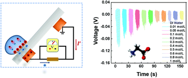 Graphical abstract: Self-powered liquid chemical sensors based on solid–liquid contact electrification