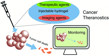 Graphical abstract: Cancer theranostic platforms based on injectable polymer hydrogels