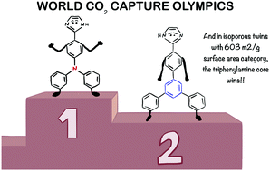 Graphical abstract: Quantifying the nitrogen effect on CO2 capture using isoporous network polymers