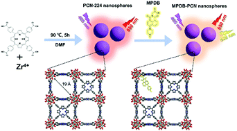 Graphical abstract: A stable nanoscaled Zr-MOF for the detection of toxic mycotoxin through a pH-modulated ratiometric luminescent switch