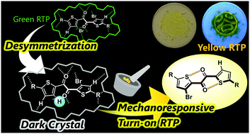 Graphical abstract: Mechanoresponsive turn-on phosphorescence by a desymmetrization approach