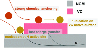 Graphical abstract: Highly conductive VC embedded in carbon matrix as effective trapper and catalyst for Li–S batteries