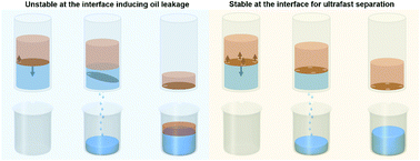 Graphical abstract: Patterned, anti-fouling membrane with controllable wettability for ultrafast oil/water separation and liquid–liquid extraction