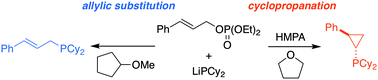 Graphical abstract: Phosphinative cyclopropanation of allyl phosphates with lithium phosphides