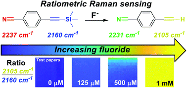 Graphical abstract: Ratiometric sensing of fluoride ions using Raman spectroscopy