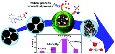 Graphical abstract: Enhanced catalytic peroxymonosulfate activation over carbon shells encapsulating cobalt ferrite via radical and nonradical routes