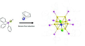 Graphical abstract: A new reductant in gold cluster chemistry gives a superatomic gold gallium cluster