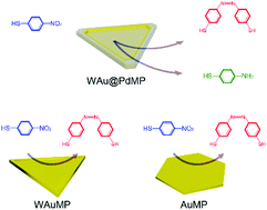 Graphical abstract: Tip-enhanced Raman imaging of photocatalytic reactions on thermally-reshaped gold and gold–palladium microplates