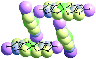 Graphical abstract: Halogen bonded metal bis(dithiolene) 2D frameworks