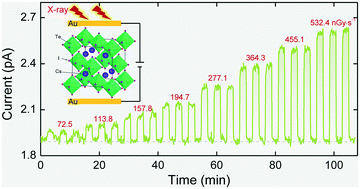 Graphical abstract: Melt-grown large-sized Cs2TeI6 crystals for X-ray detection