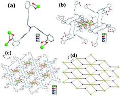 Graphical abstract: 2D lanthanide coordination polymers constructed from a semi-rigid tricarboxylic acid ligand: crystal structure, luminescence sensing and color tuning