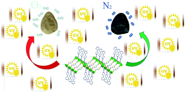 Graphical abstract: Viologen-derived material showing photochromic, visually oxygen responsive, and photomodulated luminescence behaviors