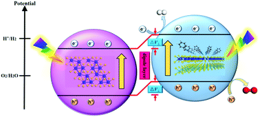 Graphical abstract: Functionalization of two-dimensional 1T′-ReS2 with surface ligands for use as a photocatalyst in the hydrogen evolution reaction: a first-principles calculation study