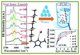Graphical abstract: Impact of alkyl chain length and water on the structure and properties of 1-alkyl-3-methylimidazolium chloride ionic liquids