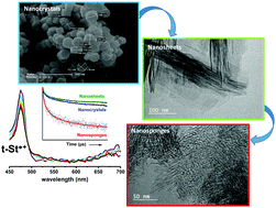 Graphical abstract: Effect of zeolite morphology on charge separated states: ZSM-5-type nanocrystals, nanosheets and nanosponges