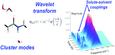 Graphical abstract: Multiresolution continuous wavelet transform for studying coupled solute–solvent vibrations via ab initio molecular dynamics