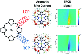 Graphical abstract: Monitoring aromatic ring-currents in Mg-porphyrin by time-resolved circular dichroism