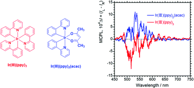 Graphical abstract: Sign inversion of magnetic circularly polarized luminescence in Iridium(iii) complexes bearing achiral ligands