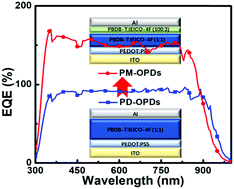 Graphical abstract: Broadband photomultiplication organic photodetectors