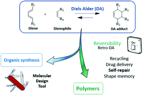 Graphical abstract: Trends in the Diels–Alder reaction in polymer chemistry