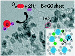 Graphical abstract: Boron-doped graphene as electrocatalytic support for iridium oxide for oxygen evolution reaction