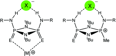 Graphical abstract: Charge-assisted phosph(v)azane anion receptors