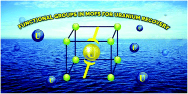 Graphical abstract: Grafting functional groups in metal–organic frameworks for U(vi) sorption from aqueous solutions