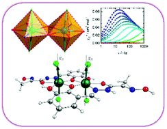 Graphical abstract: Slow magnetic relaxation in a homo dinuclear Dy(iii) complex in a pentagonal bipyramidal geometry