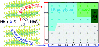 Graphical abstract: Polytypism and superconductivity in the NbS2 system