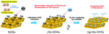 Graphical abstract: Role of microporous Janus silica nanosheets in the assembly of ultra-small Ag nanoparticles with high catalytic activity