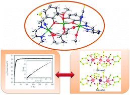 Graphical abstract: A trinuclear nickel(ii) Schiff base complex with phenoxido- and acetato-bridges: combined experimental and theoretical magneto-structural correlation