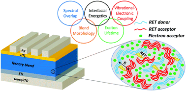 Graphical abstract: Energy transfer in ternary blend organic solar cells: recent insights and future directions