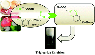 Graphical abstract: A bio-based benzoxazine surfactant from amino acids