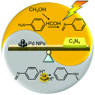 Graphical abstract: Photon-initiated heterogeneous redox couples for methylation of anilines under mild conditions